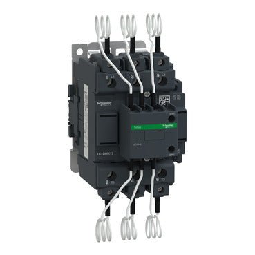 Schneider LC1DWK12P7 Capacitor Contactor, Tesys Deca, 63kVAR at 400/415V 50Hz, 2