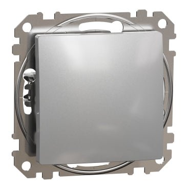 Schneider SDD113106 Switch, Sedna Design & Elements, 2 - way, 10AX, PRO, Aluminium