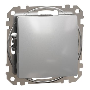 Schneider SDD113111 Push Button, Sedna Design & Elements, 10A, Professional, Alu