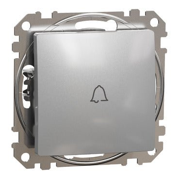 Schneider SDD113131 Push Button, Sedna Design & Elements, 1 - way, 10A, With Bell
