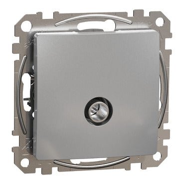 Schneider SDD113471 TV Socket, Sedna Design & Elements, Male IEC, Terminal, 4dB,