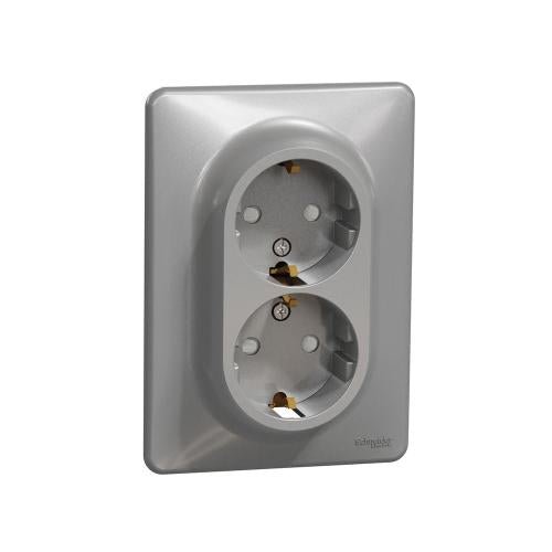 Schneider SDD313221 Socket - socket, Sedna Design & Elements, 16A, 250V, Side Grou