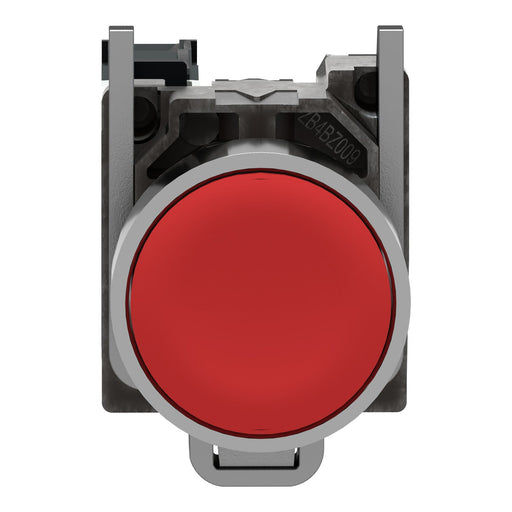 Schneider XB4BA42 Harmony XB4 Push Button 22mm Red Flush 1NC Spring Return