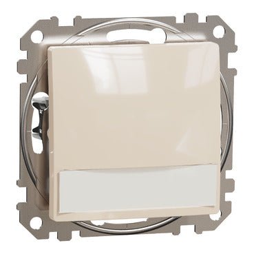 SDD112143L Schneider Electric Sedna Design witch with return light indicator 12V 10A, beige - Gabby Electric