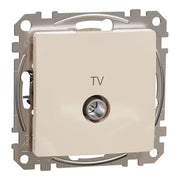 SDD112471 Schneider Electric Sedna TV socket 4 dB, dark beige - Gabby Electric