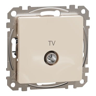 SDD112471 Schneider Electric Sedna TV socket 4 dB, dark beige - Gabby Electric