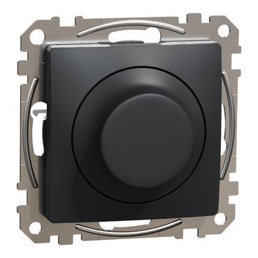 SDD114502 Schneider Electric Sedna Rotary LED Dimmer RC/RL 5 - 200W, anthracite - Gabby Electric