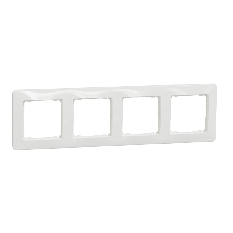 SDD311804 Sedna Design & Elements, Frame 4 gang, professional, white - Gabby Electric
