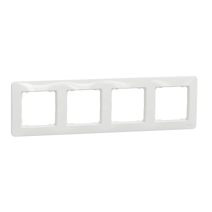 SDD311804 Sedna Design & Elements, Frame 4 gang, professional, white - Gabby Electric