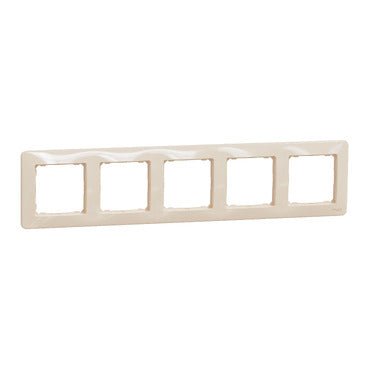 SDD312805 Schneider Electric Sedna Frame 5 gangs, dark beige - Gabby Electric