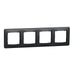 SDD314804 Sedna Design & Elements, Frame 4 gang, professional, anthracite - Gabby Electric