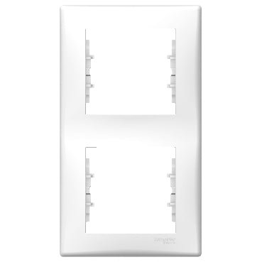 SDN5801121 Schneider Electric Sedna Cover Frame (2 - Gang, Vertical, White) - Gabby Electric