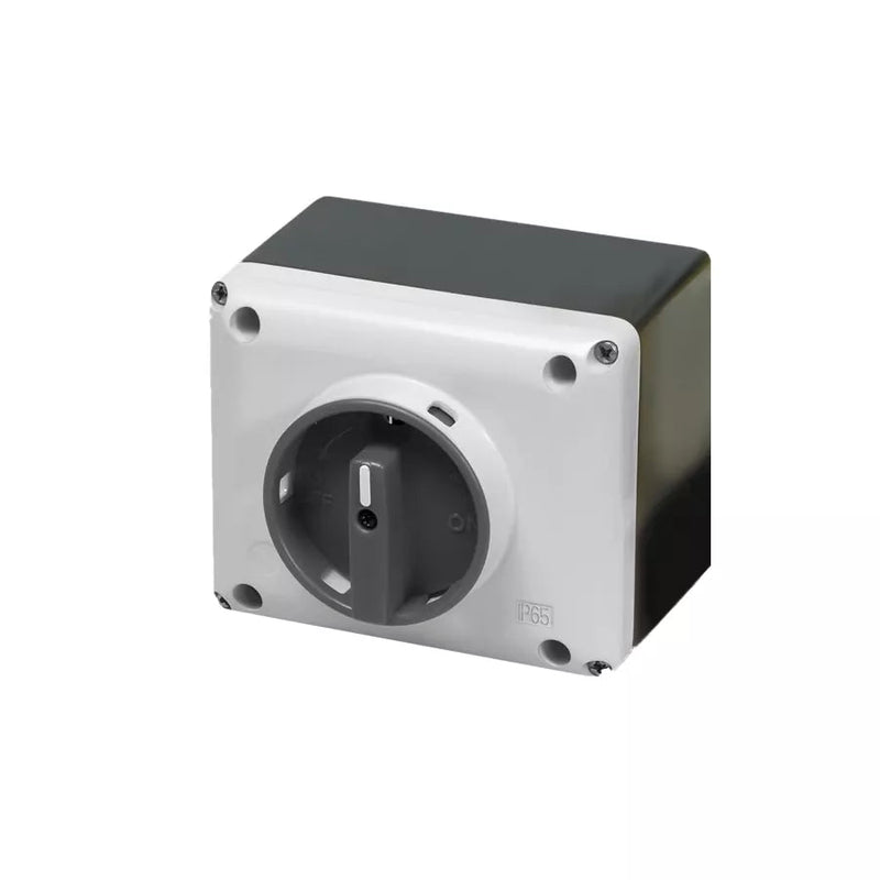 SE160003BC09 Giovenzana Switch - disconnector se 16 3p grey - black enclosure - Gabby Electric