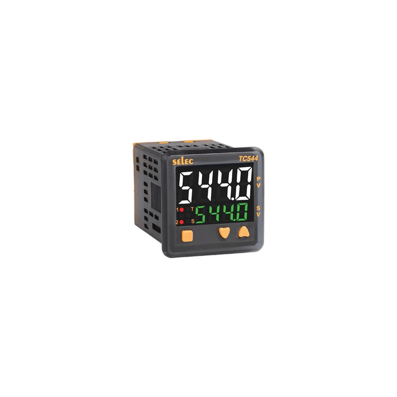 Selec TC544C-CE Temperature Controller 48x48mm Dual Display Relay/SSR