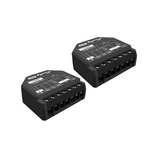 Shelly 2PM Gen3 WiFi Smart 2-Channel Relay 16A Metering Roller