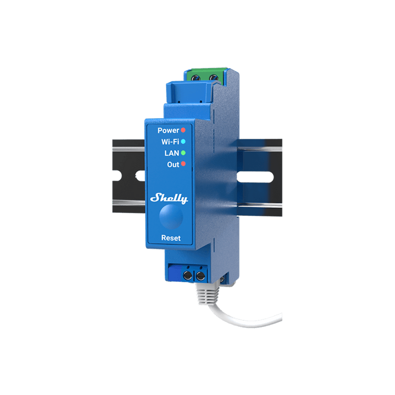 Shelly Pro 1 WiFi LAN DIN Rail Smart Relay 16A Potential-Free Contact