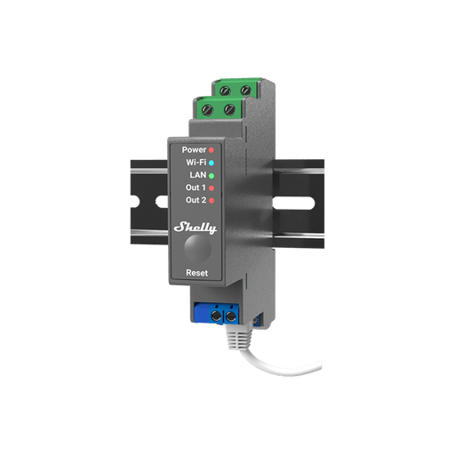 Shelly Pro 2 WiFi LAN DIN Rail Smart 2-Channel Relay 16A Dry Contact