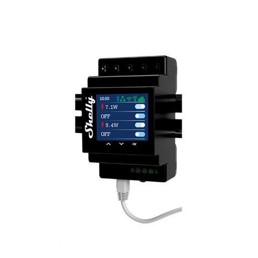 Shelly Pro 4PM WiFi LAN DIN Rail 4-Channel Smart Relay 16A Metering