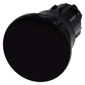Siemens 3SU1000-1BD10-0AA0 SIRIUS ACT Black Mushroom Pushbutton Actuator 22mm