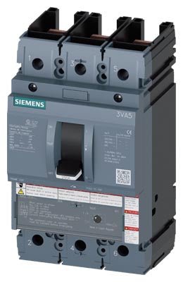 Siemens 3VA5217 - 5EF31 - 0AA0 3 - Pole Molded - Case Circuit Breaker 175 A / 690 V AC - Gabby Electric
