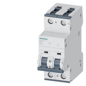Siemens 5SY4225-7 Miniature Circuit Breaker 2P C25A 10kA
