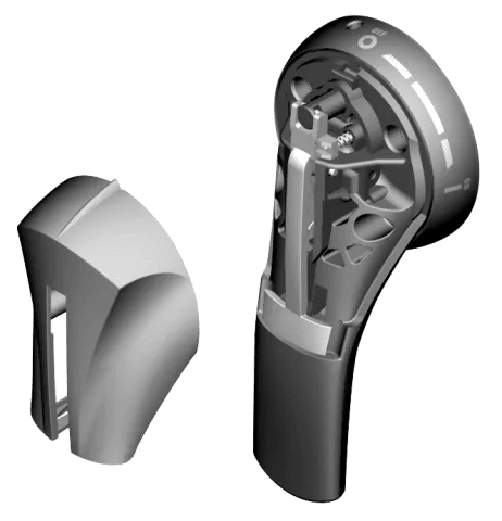 Socomec 14010011 SIRCO Handle Cover for S2/S3 Type Dark Grey