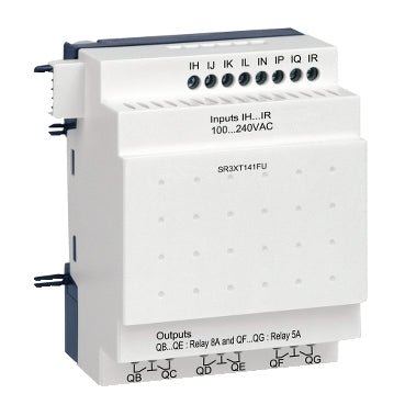 SR3XT141FU Schneider Electric Separate IO Expansion Module, Zelio Logic SR2 SR3, 14 IO, 100 - 240VAC - Gabby Electric