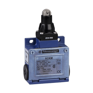 Telemecanique XCKM102 Limit Switch Steel Roller Plunger 1NC+1NO Pg11