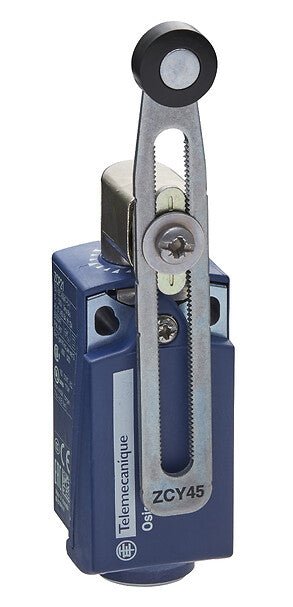 Telemecanique XCKP2145P16 limit switch with adjustable roller lever 1NC+1NO