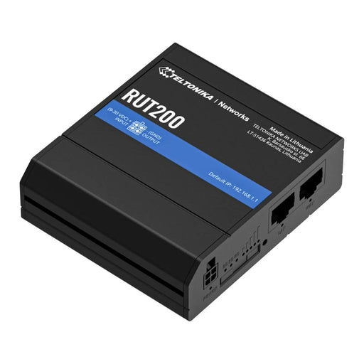 Teltonika RUT200 RUT200010000 4G LTE Cat 4 Industrial Router, product photo