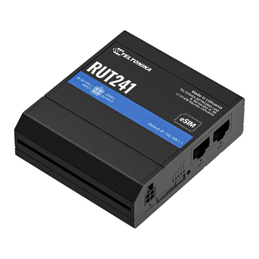 Teltonika RUT241 RUT241010000 4G LTE Cat 4 Industrial Router, product photo