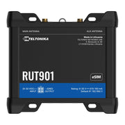 Teltonika RUT901 RUT901000000 4G LTE Cat 4 Dual-SIM Router, top view