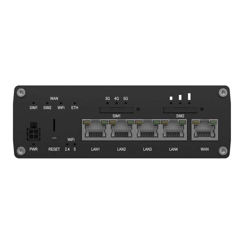 Teltonika RUTX50 RUTX50000000 5G Industrial Router, rear side