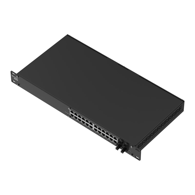 Teltonika SWM281 SWM281000700 Managed Switch, angled view