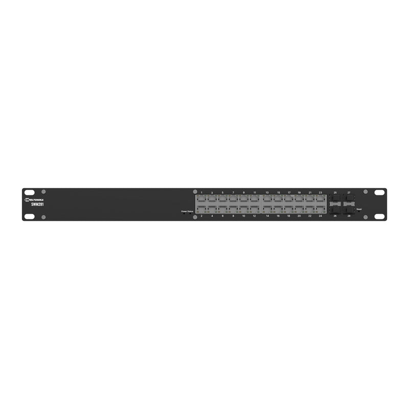 Teltonika SWM281 SWM281000700 Managed Switch, front side