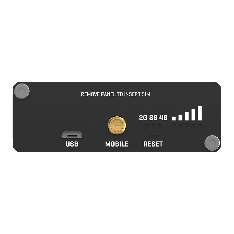 Teltonika TRB140 TRB140003000 4G LTE Cat 4 Industrial Ethernet Gateway, rear side