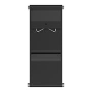 Teltonika TSF010 TSF010000000 Flat Unmanaged Switch, rear view with DIN rail clip