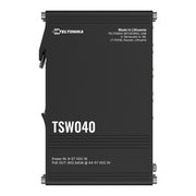Teltonika TSW040 TSW040000000 PoE+ DIN Rail Switch, top view