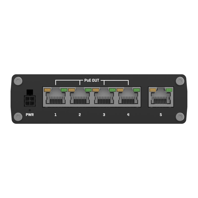 Teltonika TSW100 TSW100010000 PoE+ Switch, front side