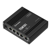 Teltonika TSW101 TSW101000000 Automotive PoE+ Switch, angled view