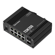 Teltonika TSW200 TSW2000000B0 PoE+ Switch, angled view