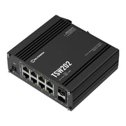 Teltonika TSW202 TSW202000000 Managed PoE+ Switch, angled view