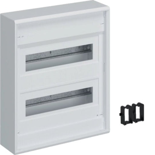 VA24CN Hager Volta Small Distribution Box, Surface - Mounted 2x12 Without Door, IP30 - Gabby Electric