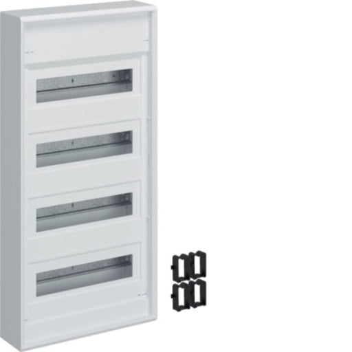 VA48CN Hager Volta Small Distribution Box, Surface - Mounted 4x12 Without Door, IP30 - Gabby Electric