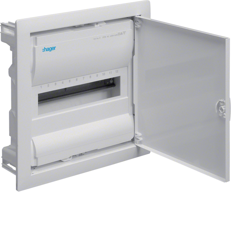 VU12NE Hager Volta Distribution Box 1X12 IP30 - Gabby Electric
