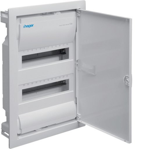VU24NE Hager Volta Distribution Box 2X12 IP30 - Gabby Electric