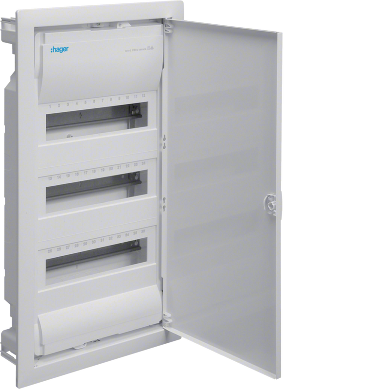 VU36NC Hager Volta Distribution Box 3X12 IP30 - Gabby Electric