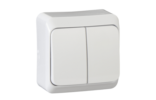 W0402030121 Schneider Electric WNT - 2H Cedar 2 pole switch 10A IP44, white - Gabby Electric