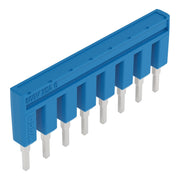 WAGO 2002 - 408/000 - 006 TOPJOB S 8 - Way Insulated Jumper Bar Blue - Gabby Electric