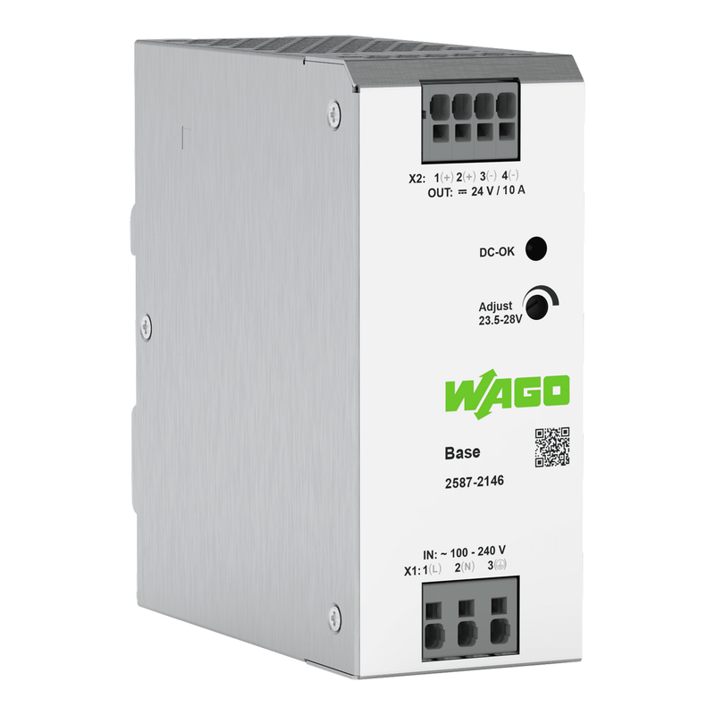 WAGO 2587-2146 Switched-Mode Power Supply 1-Phase 24 VDC 10 A 240 W